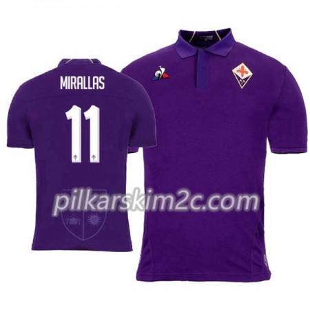 Koszulka ACF Fiorentina Kevin Mirallas 11 Główna 2018-2019 - Koszulki Piłkarskie